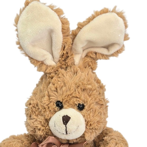 Kellytoy Butterscotch Bunny Rabbit Brown Cream Plush Cuddly Stuffed Animal‎ Toy - Picture 2 of 6